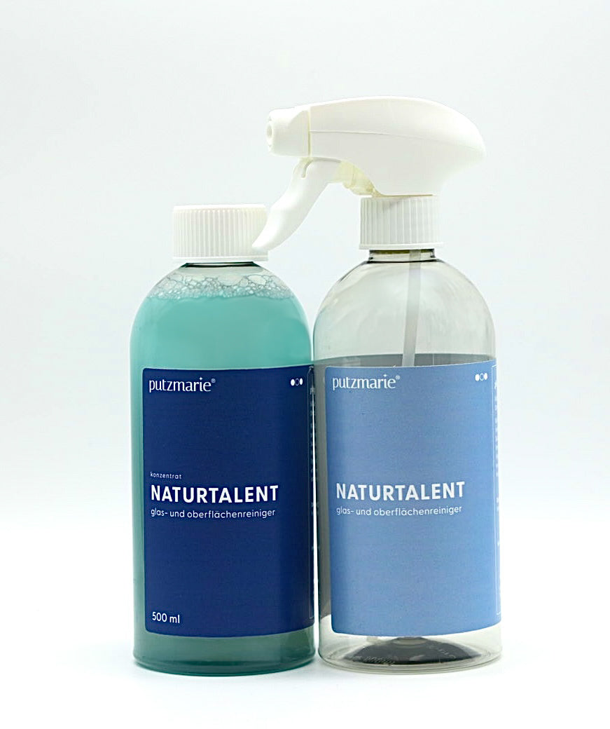 NATURTALENT Glas- und Oberflächenreiniger BUNDLE